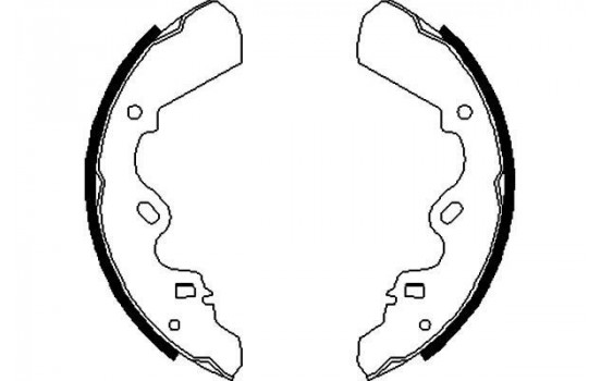 Brake Shoe Set KBS-3907 Kavo parts