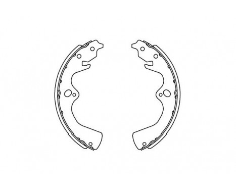 Brake Shoe Set KBS-4402 Kavo parts