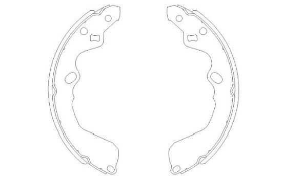 Brake Shoe Set KBS-4404 Kavo parts