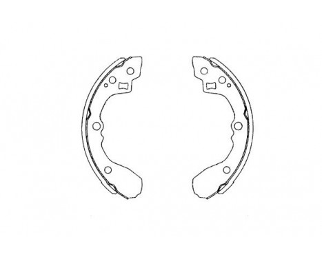 Brake Shoe Set KBS-4406 Kavo parts