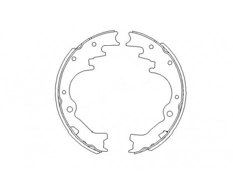 Brake Shoe Set KBS-5403 Kavo parts