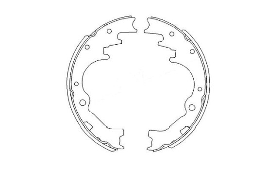 Brake Shoe Set KBS-5403 Kavo parts