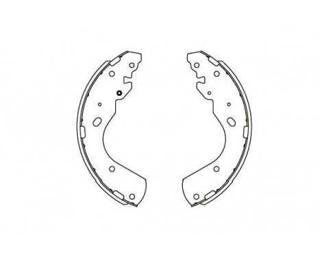 Brake Shoe Set KBS-5404 Kavo parts, Image 2