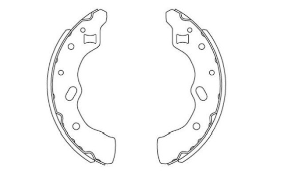 Brake Shoe Set KBS-5406 Kavo parts, Image 2