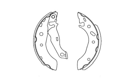 Brake Shoe Set KBS-5407 Kavo parts