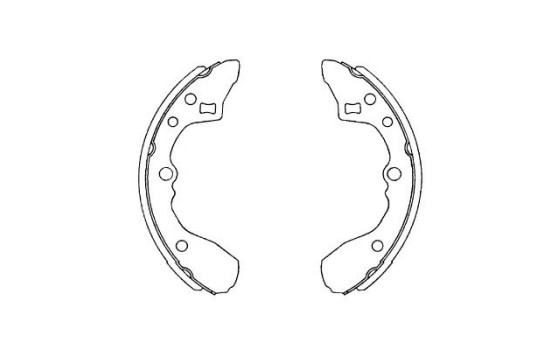 Brake Shoe Set KBS-5409 Kavo parts
