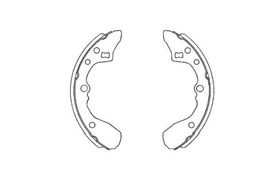 Brake Shoe Set KBS-5409 Kavo parts, Image 2
