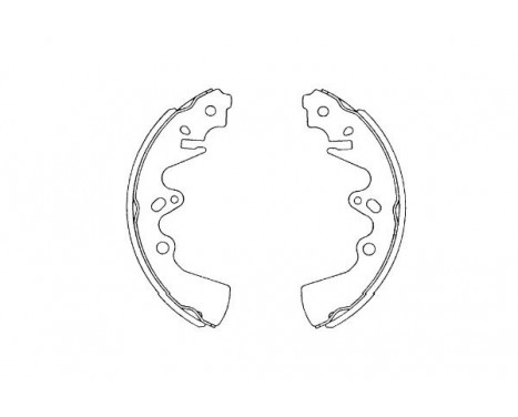 Brake Shoe Set KBS-5410 Kavo parts