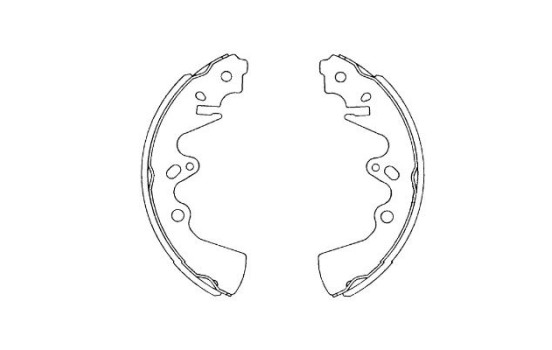Brake Shoe Set KBS-5410 Kavo parts