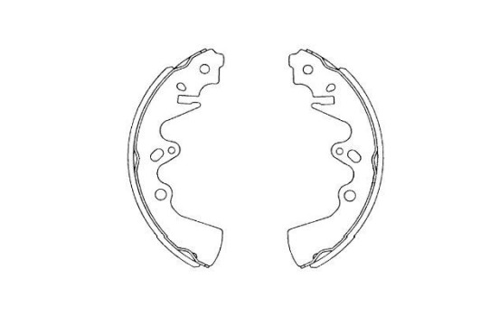 Brake Shoe Set KBS-5410 Kavo parts, Image 2