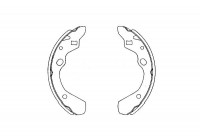 Brake Shoe Set KBS-5411 Kavo parts