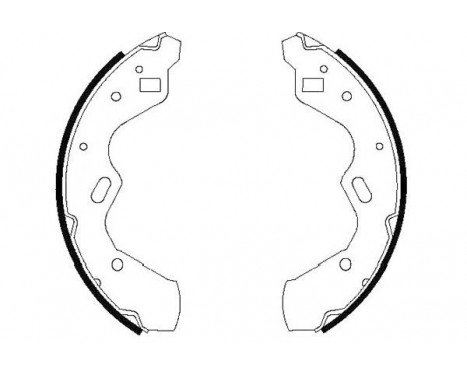 Brake Shoe Set KBS-5412 Kavo parts