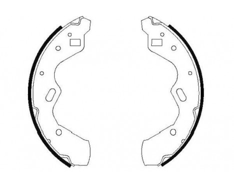 Brake Shoe Set KBS-5412 Kavo parts, Image 2