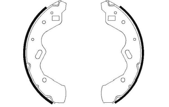 Brake Shoe Set KBS-5412 Kavo parts, Image 2