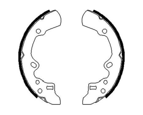 Brake Shoe Set KBS-5419 Kavo parts