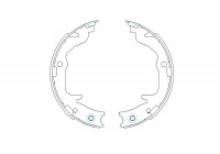 Brake Shoe Set KBS-6403 Kavo parts