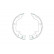 Brake Shoe Set KBS-6403 Kavo parts