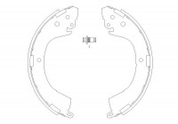 Brake Shoe Set KBS-6406 Kavo parts