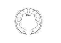 Brake Shoe Set KBS-6409 Kavo parts
