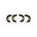 Brake Shoe Set KBS-6409 Kavo parts, Thumbnail 4