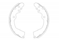 Brake Shoe Set KBS-6410 Kavo parts