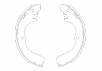 Brake Shoe Set KBS-6412 Kavo parts