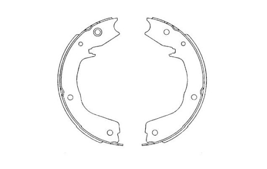 Brake Shoe Set KBS-6413 Kavo parts