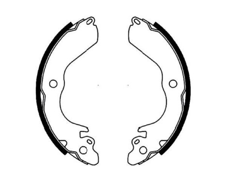 Brake Shoe Set KBS-6420 Kavo parts
