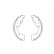 Brake Shoe Set KBS-7402 Kavo parts