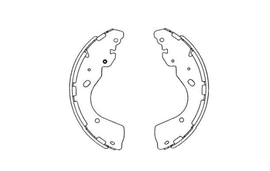 Brake Shoe Set KBS-7402 Kavo parts