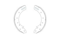 Brake Shoe Set KBS-7406 Kavo parts