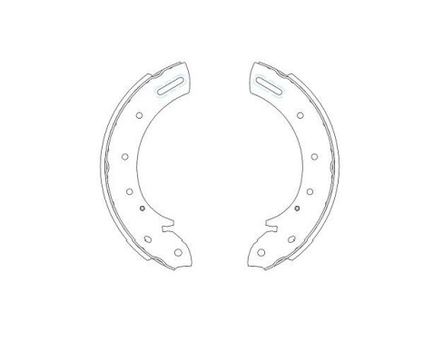 Brake Shoe Set KBS-7406 Kavo parts, Image 2