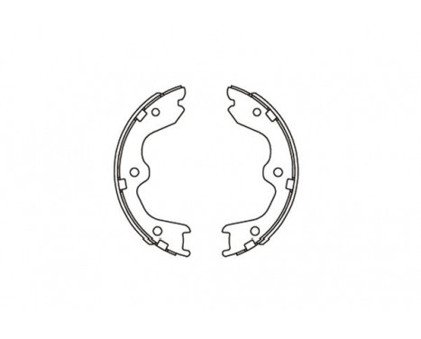 Brake Shoe Set KBS-7408 Kavo parts