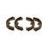 Brake Shoe Set KBS-7408 Kavo parts, Thumbnail 4