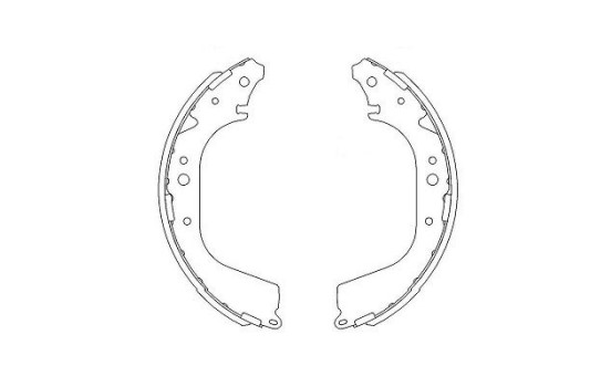 Brake Shoe Set KBS-7409 Kavo parts