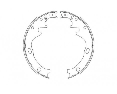 Brake Shoe Set KBS-7412 Kavo parts