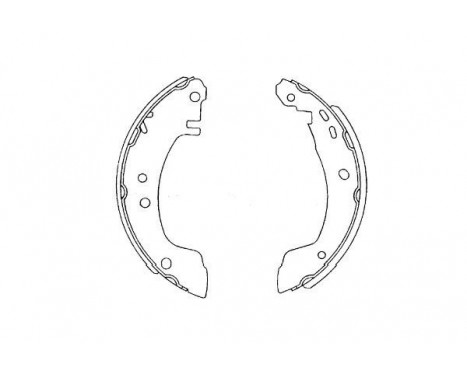 Brake Shoe Set KBS-7423 Kavo parts, Image 2