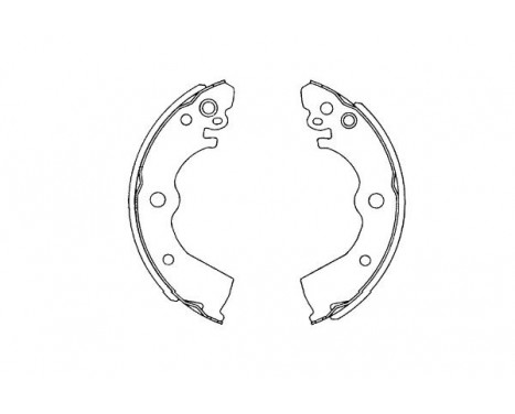 Brake Shoe Set KBS-7424 Kavo parts