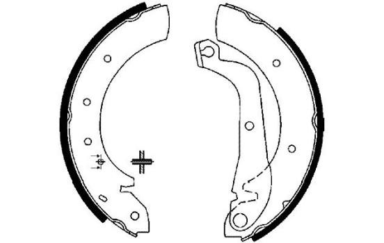 Brake Shoe Set KBS-7425 Kavo parts
