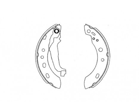 Brake Shoe Set KBS-7427 Kavo parts