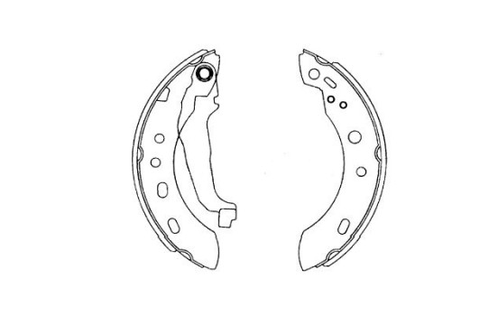 Brake Shoe Set KBS-7427 Kavo parts