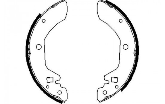 Brake Shoe Set KBS-7429 Kavo parts