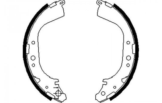 Brake Shoe Set KBS-7432 Kavo parts