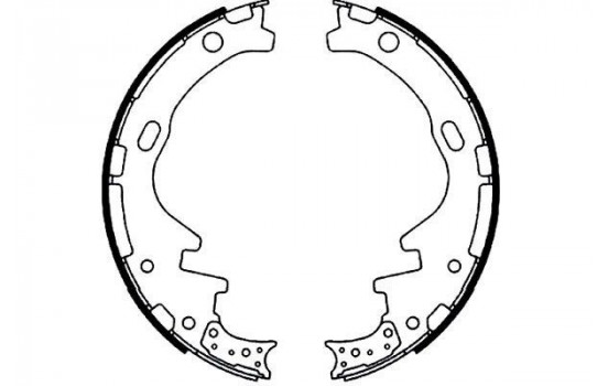 Brake Shoe Set KBS-7434 Kavo parts