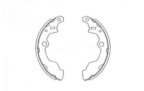 Brake Shoe Set KBS-8401 Kavo parts