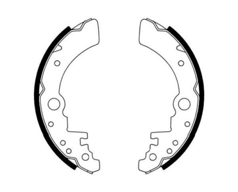 Brake Shoe Set KBS-8407 Kavo parts