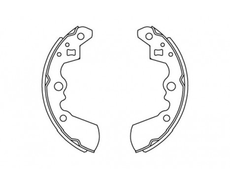 Brake Shoe Set KBS-8906 Kavo parts