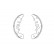 Brake Shoe Set KBS-8908 Kavo parts