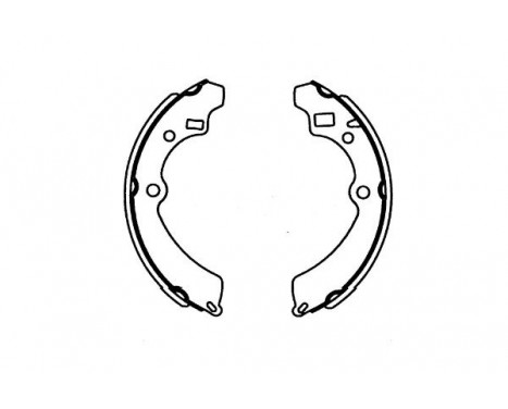 Brake Shoe Set KBS-8909 Kavo parts