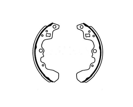 Brake Shoe Set KBS-8910 Kavo parts